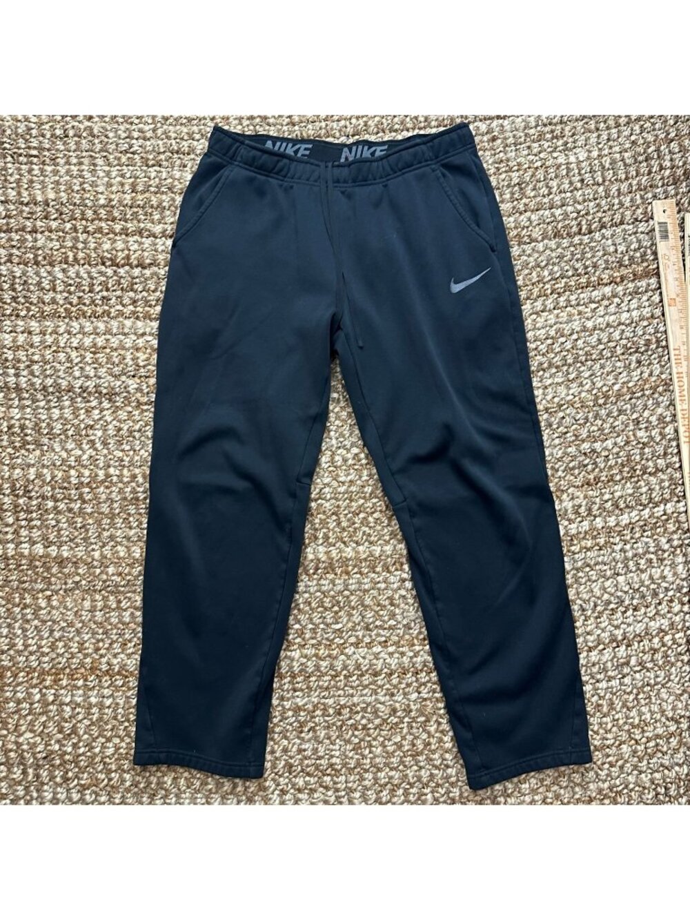 Nike Therma-Fit Large Open Hem Sweat Pants Joggers Black 932253 010